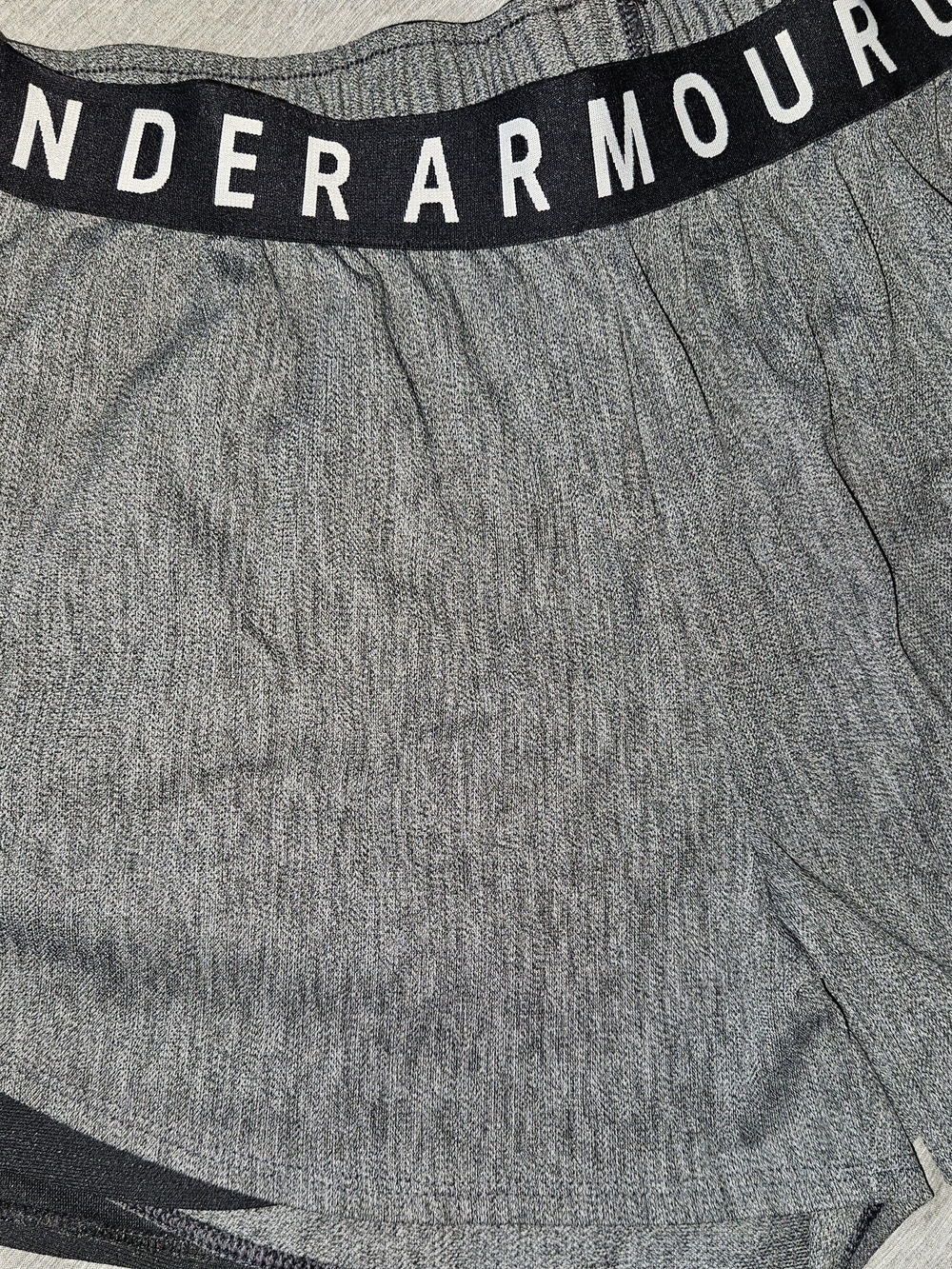 Under Armour Women’s Gray Performance Shorts - Picture 2 of 4